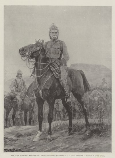 El vencedor de Belmont y Gras Pan, Teniente General Lord Methuen, CB, comandante de la 1ª División en Sudáfrica de Richard Caton Woodville junior